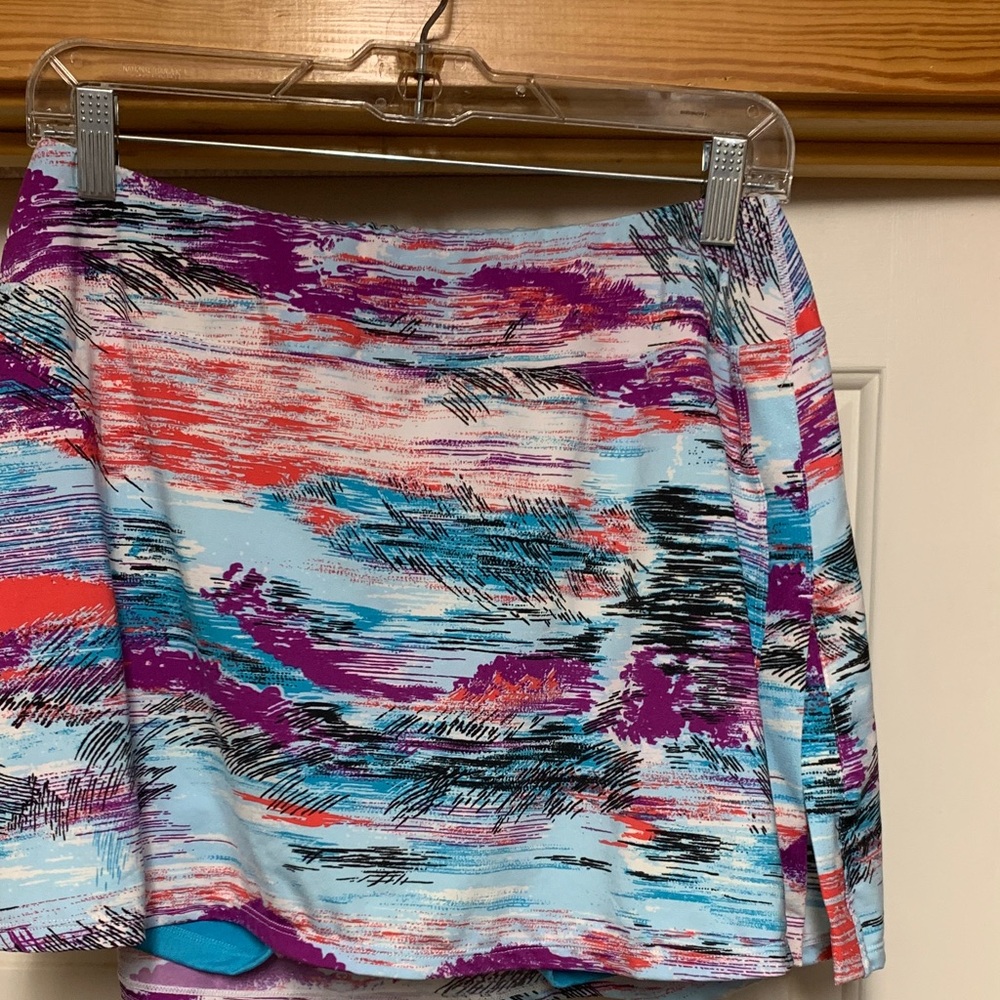 SkirtSports Women's Athletic Skort in Light Blue, Purple, Coral, Black